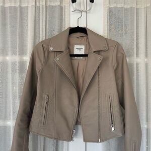 Vegan Leather Moto Jacket